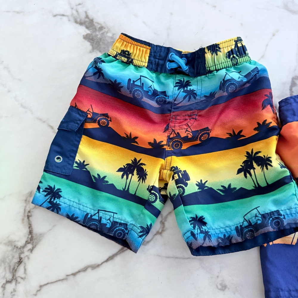 Colorful Kids swim  Shorts - Picture 2 of 7